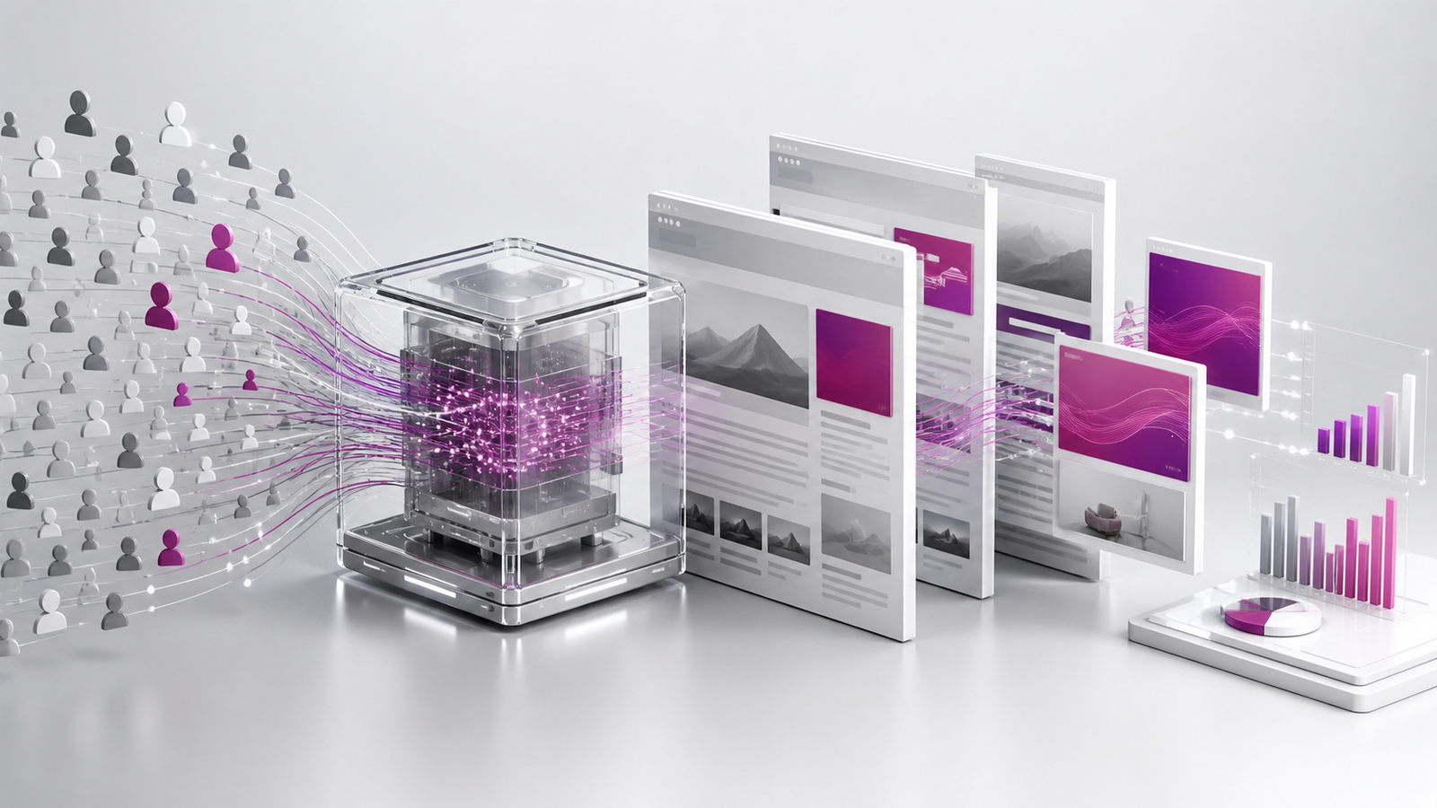 AI-created visualization of Advanced Ads technology